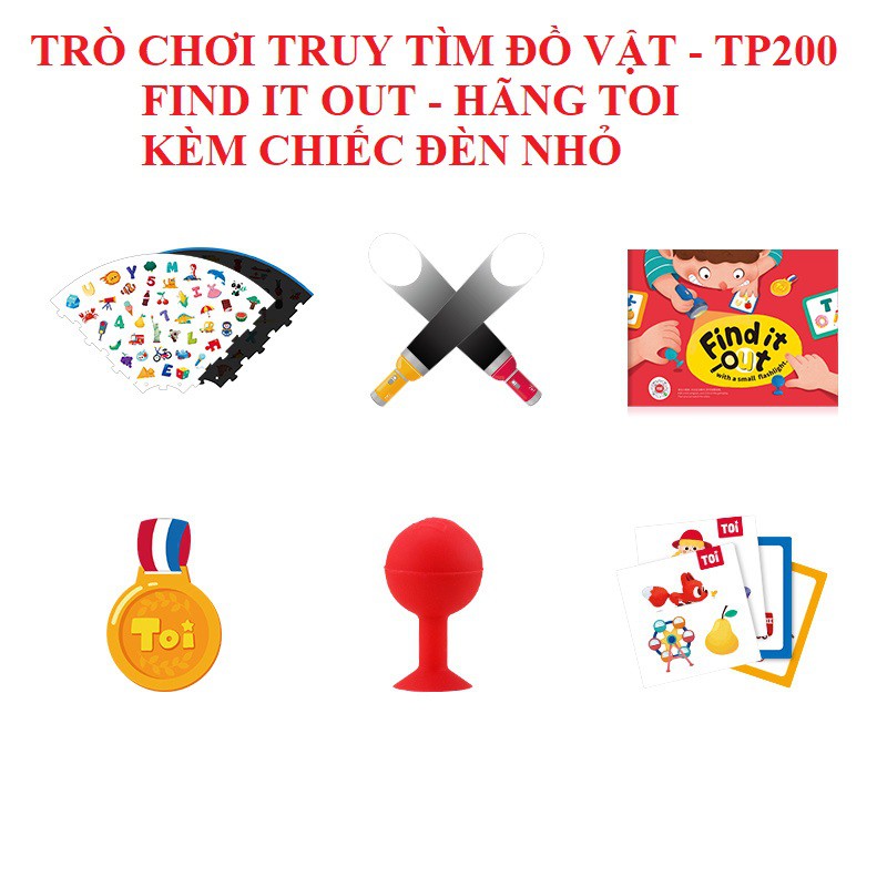 Trò chơi Truy tìm đồ vật - Tìm Đồ Vật Tìm Xem Nào! - Find It Out CHÍNH HÃNG TOI (dịch TV bộ màu xanh)