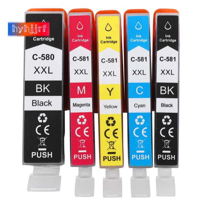 Printer Cartridges Chip Cartridge for Canon PGI-580BK/CLI-581BK/CLI-581C/CLI-581M CLI-581Y,5 Pcs | BigBuy360 - bigbuy360.vn