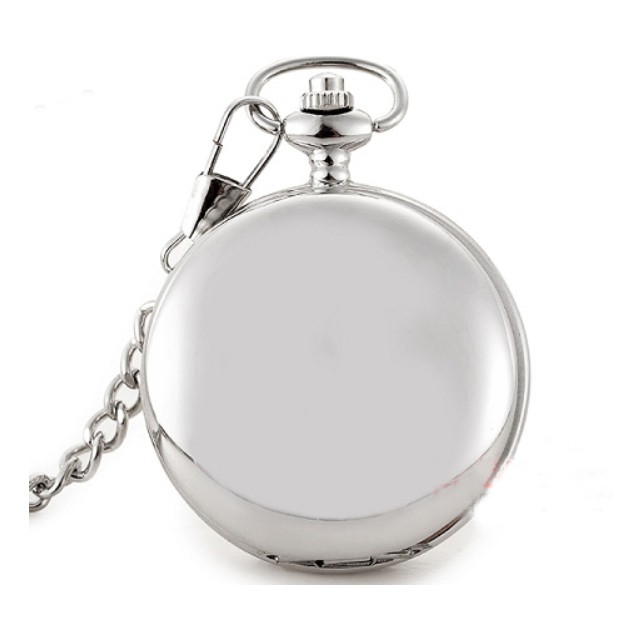 [Mã FAMAYFA2 giảm 10K đơn 50K] Đồng Hồ Móc Khóa Quả Quýt Nắp Gập Bỏ Túi Cổ Điển (Bạc) | BigBuy360 - bigbuy360.vn