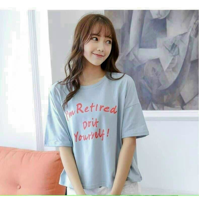 Áo thun nữ tay lỡ form thường vải Thun Cotton cao cấp - ATL17