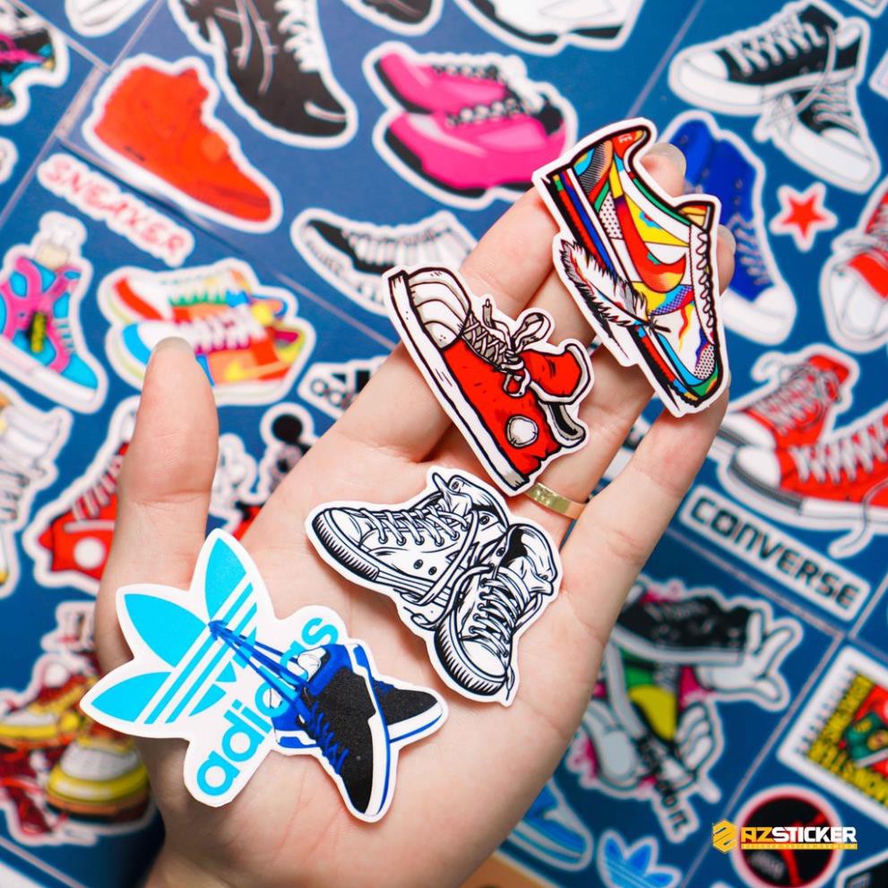 Sticker Sneaker - Sticker Giày | Dán Nón Bảo Hiêm, Điện Thoại, Laptop, Bình Nước...Chống Nước, Chống Bay Màu
