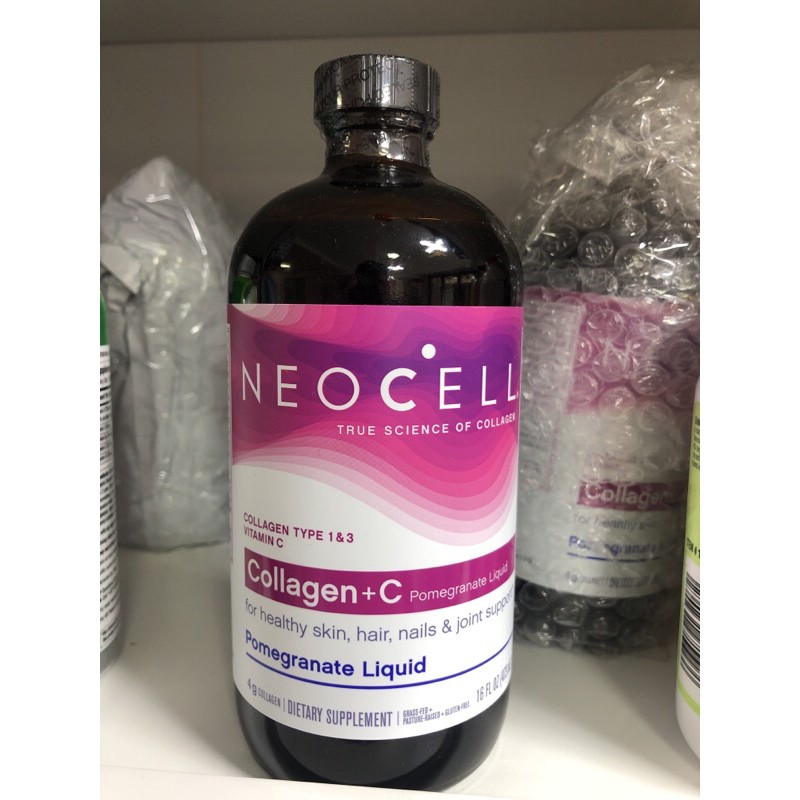 [Bill Costco Mỹ] NeoCell Collagen Lựu 473ml Date 08-22