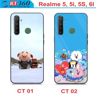 Ốp Lưng Kính Realme 5, 5i, 5S, Realme 6i - in theo yêu cầu