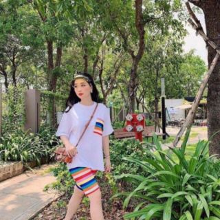 Set bộ lửng sọc mùa hè  thời trang