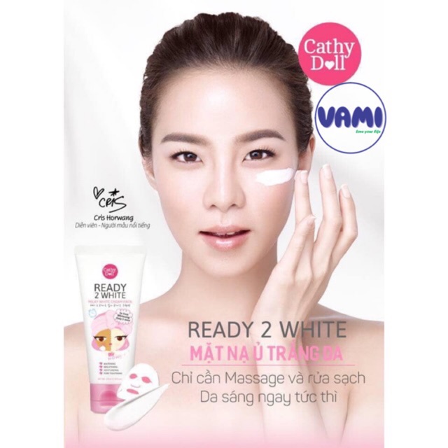 MẶT NẠ Ủ TRẮNG READY 2 WHITE CATHY DOLL