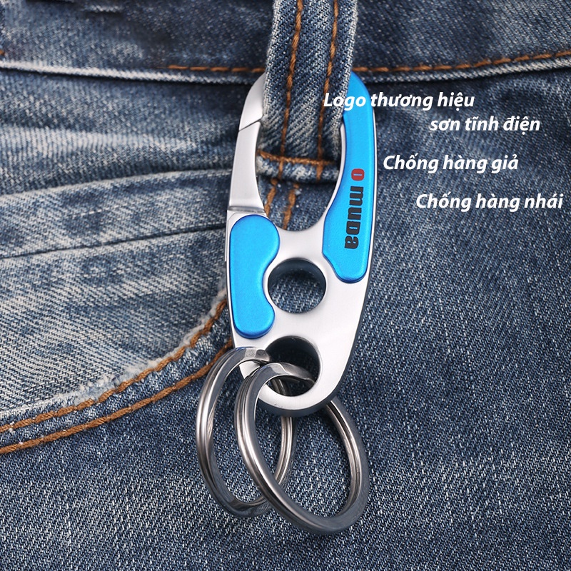 Móc khóa Bella925 móc OMD3752 cho xe máy ô tô khóa treo lưng quần thời thượng