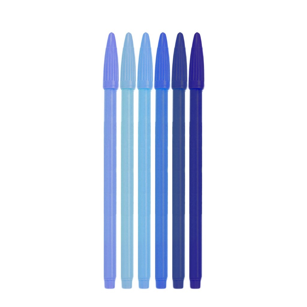 Bút mực nước Winzige thiết kế kiểu Hàn Quốc tông màu xanh dương dễ thương ST461-2
