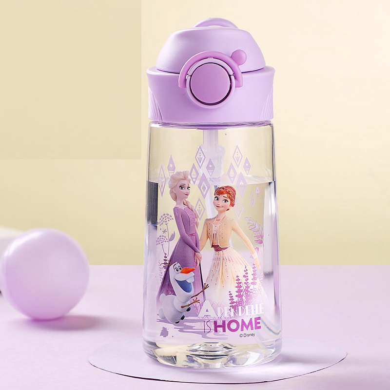 Bình đựng nước BPA FREE Elsa Anna xe hơi cho trẻ em