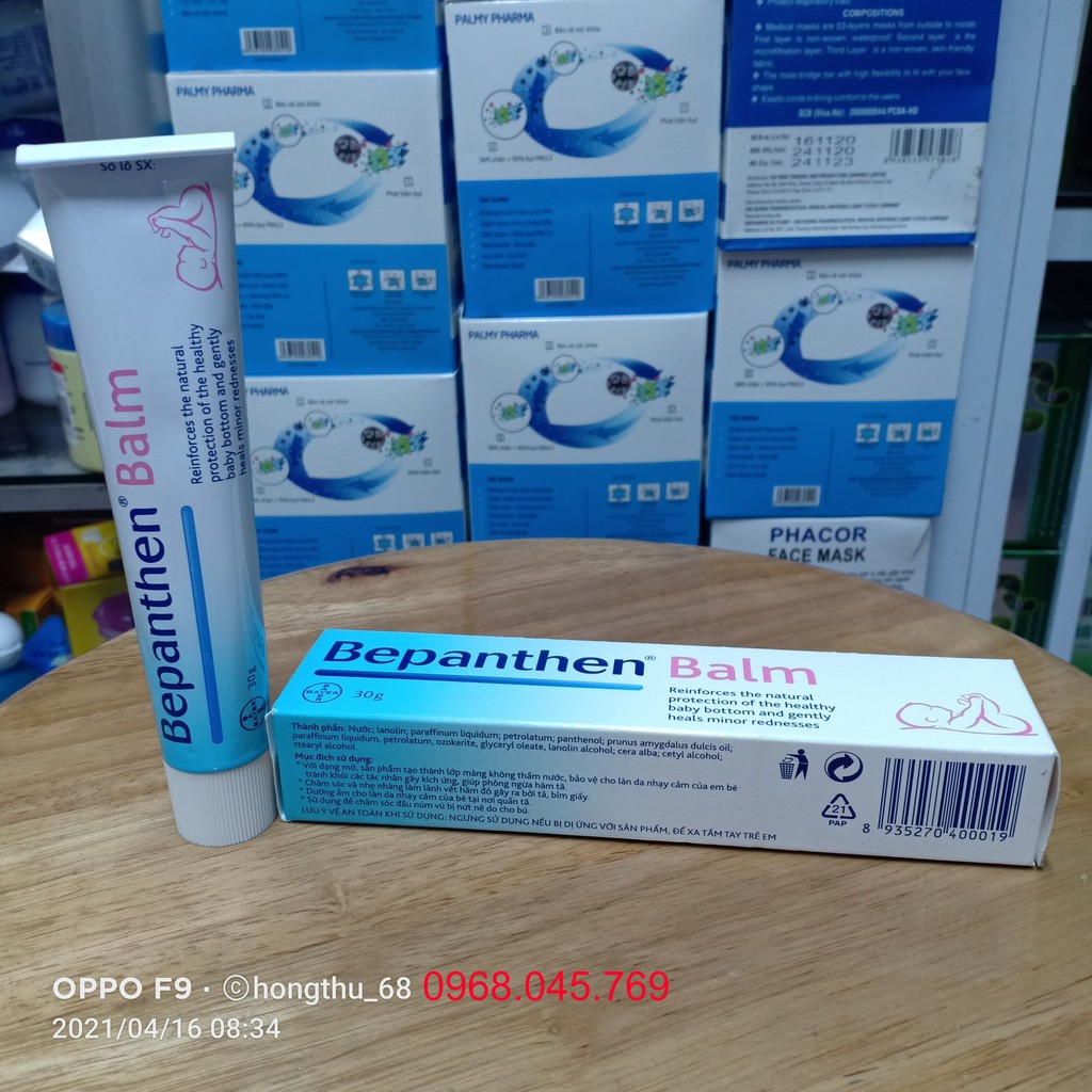 Bepanthen Balm 30g chăm sóc và nhẹ nhàng làm lành vết hăm đỏ