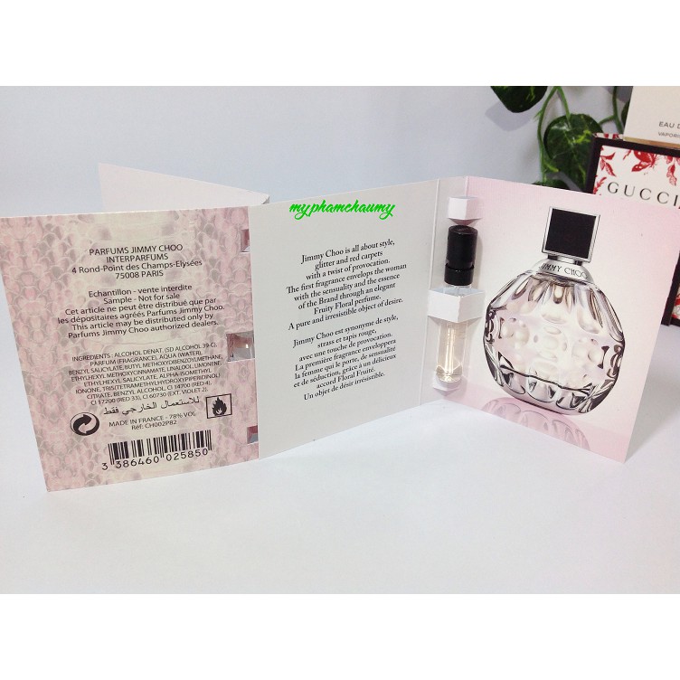 Mẫu Thử Nước Hoa Vial Nữ Jimmy Choo | BigBuy360 - bigbuy360.vn