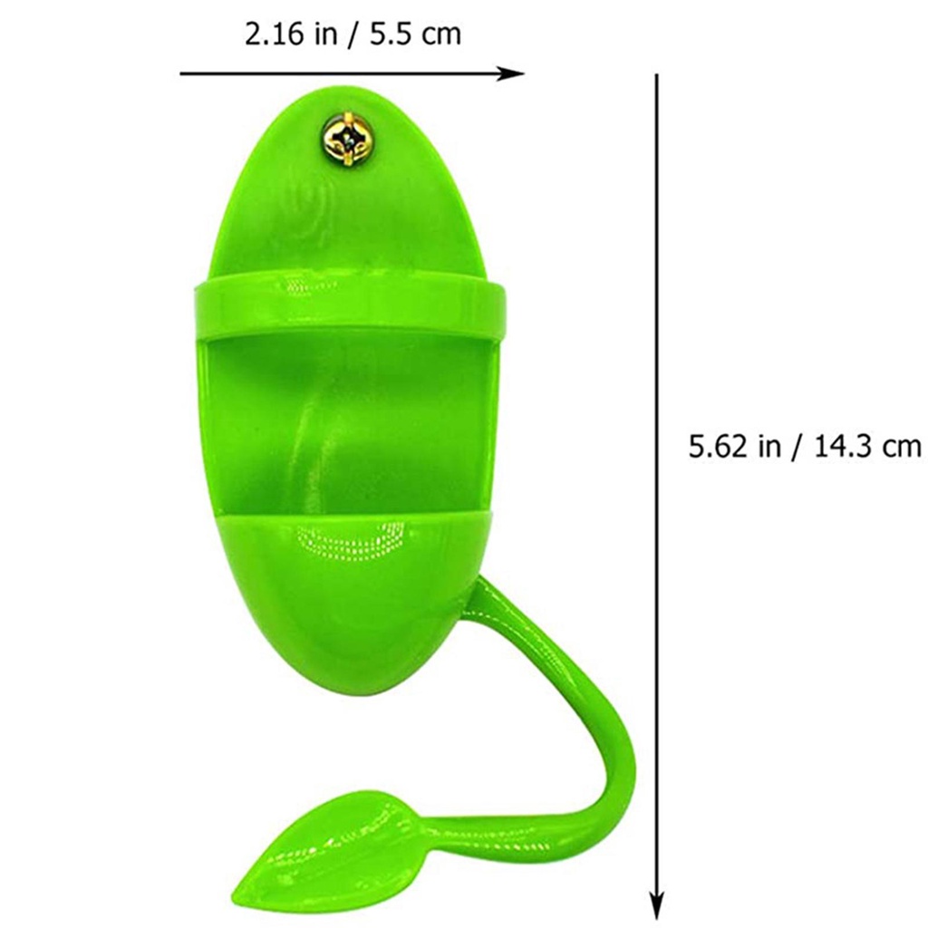 Giá Đỡ Đựng Thức Ăn / Nước Uống Bằng Nhựa Dành Cho Chim Vẹt Đứng 1