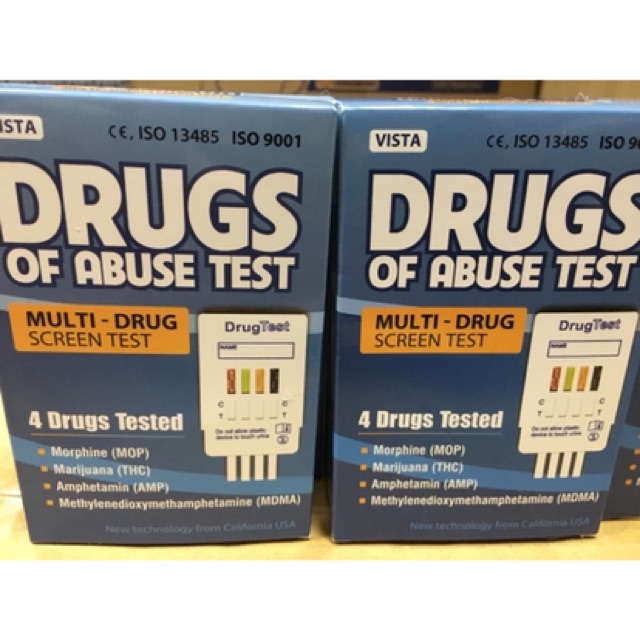 QUE THỬ MA TUÝ TỔNG HỢP 4 CHÂN DRUGS OF ABUSE TEST