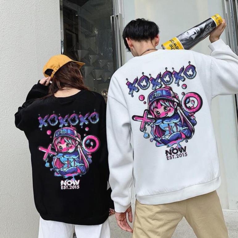 HOT SALE- Áo sweater XO now saigon nỉ unisex FREESHIP NVH - mẫu siêu HOT