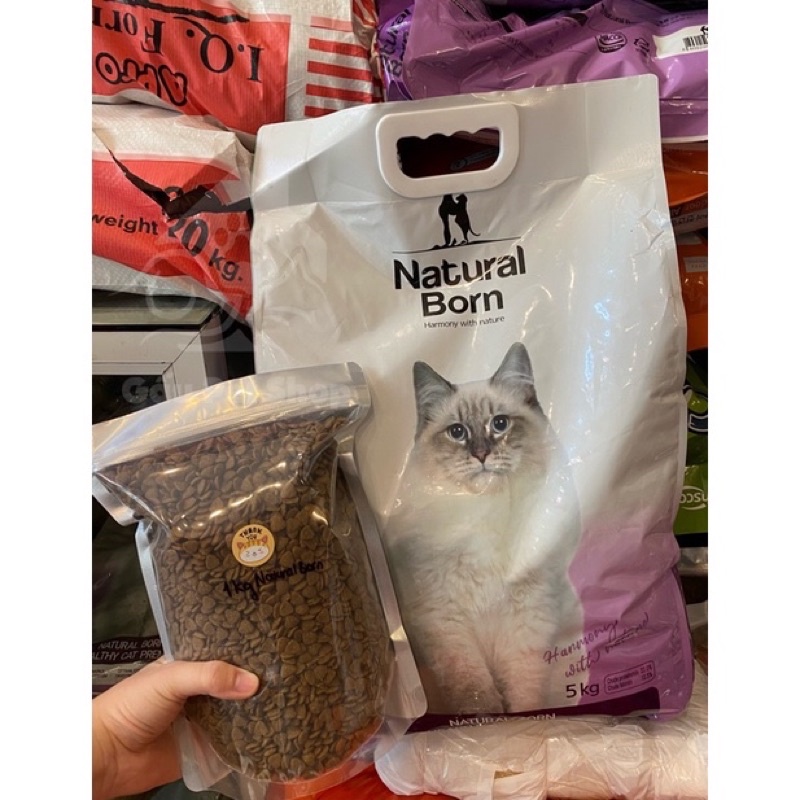 |freeship xtra| 1kg hạt nature born của hàn quốc cho mèo mọi độ tuổi