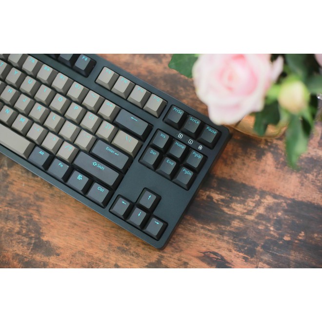 Bàn phím cơ Edra EK387 Pro Gateron keycaps PBT Dye Sub Sky Dolch Philips chính - Phím cơ Edra EK387 Pro Gateron