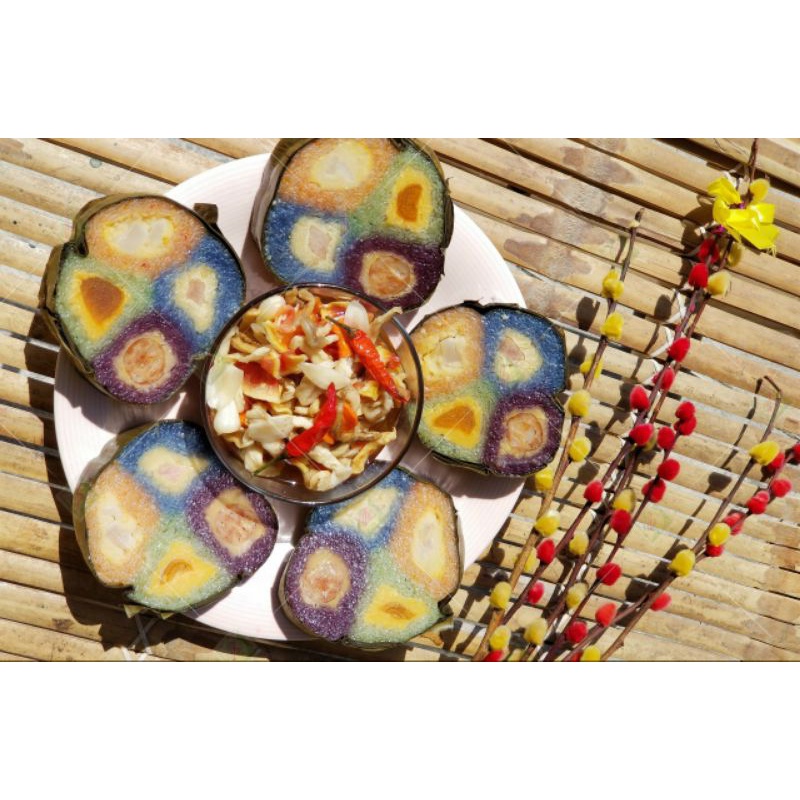 BÁNH TÉT TRÀ CUÔN TỨ QUÝ 1.5KG