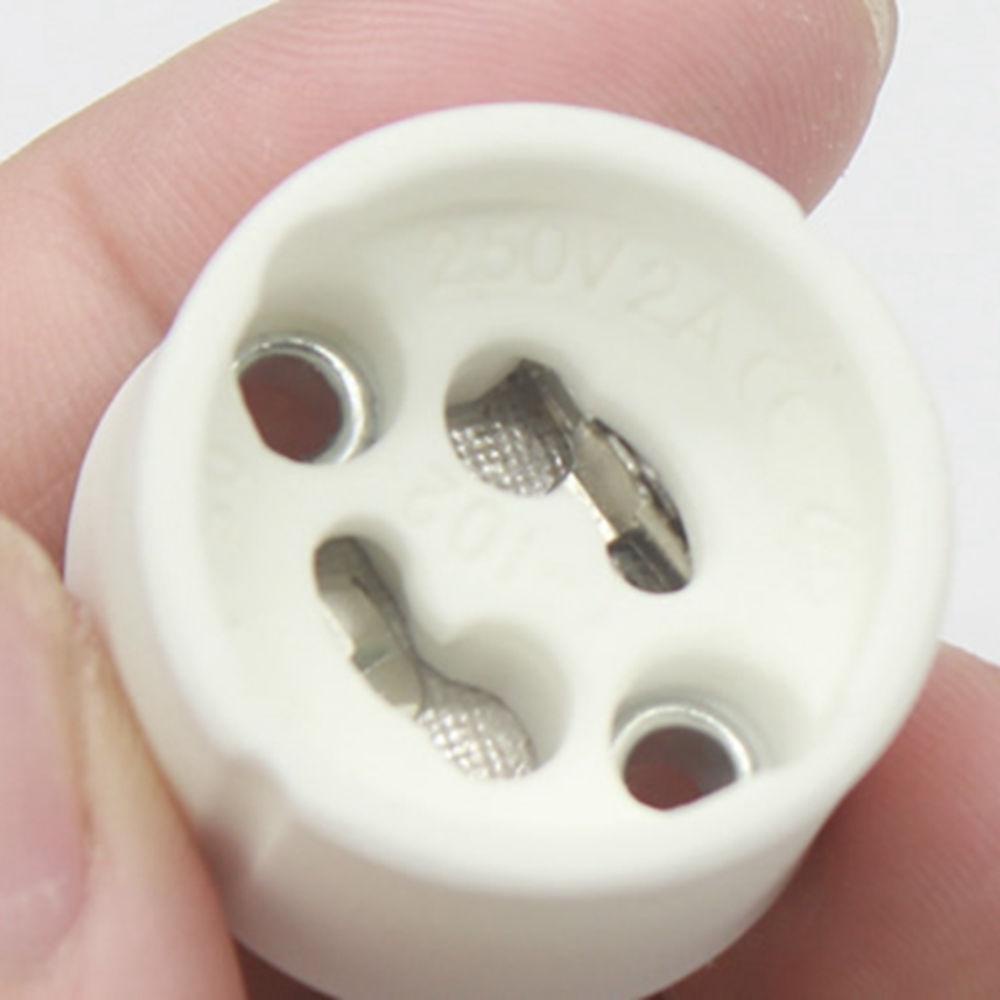 Giắc Chuyển Đổi Đế Đèn LED GU10 Dây Silicon Halogen