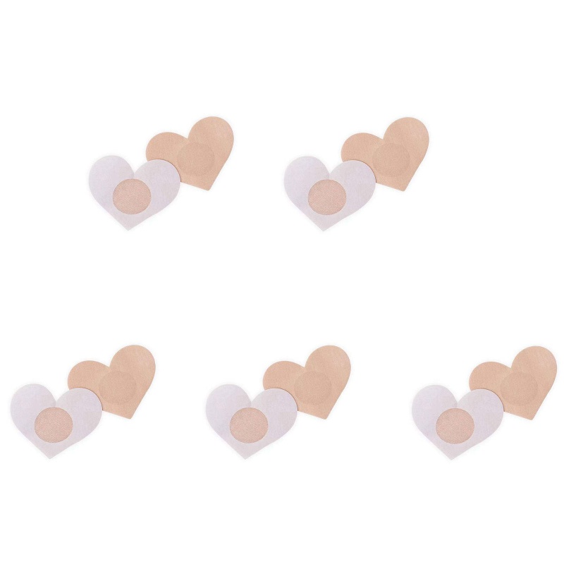 Set 5 Cặp Miếng Dán Ngực Bằng Vải Không Dệt Sử Dụng Một Lần Tiện Lợi