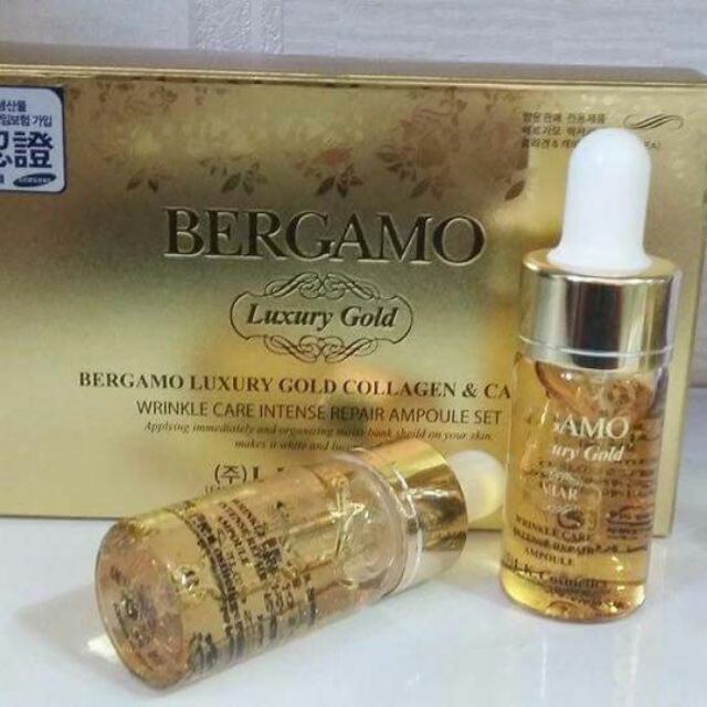 serum  Bergamo chinh hảng 1  hộp 2  chai