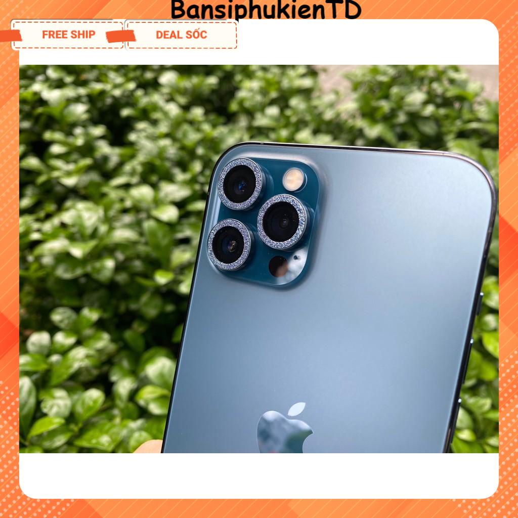 Dán Bảo Vệ Mắt Camera iPhone 13 , 13 Pro Max , 12 , 12 Pro Max , 11 , 11 Pro Max Từng Mắt- Kim Tuyến