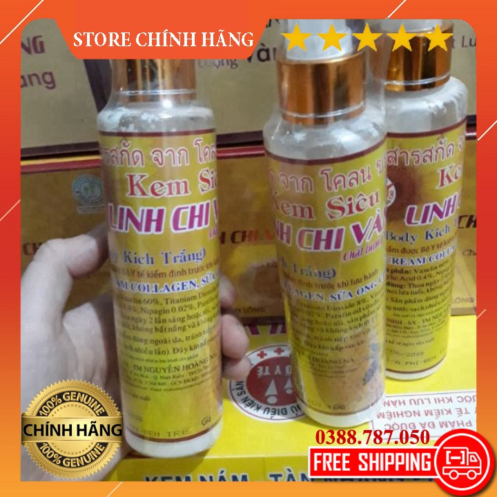 - Kem ủ kích trắng sữa ong chúa Linh Chi Vàng - Store Chính Hãng