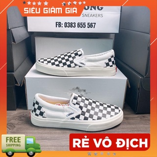 Vans caro [TẶNG MÓC KHÓA - FULL BOX] giày Vans caro nam nữa giày thể thao Vans caro tăng chiều cao nam nữ