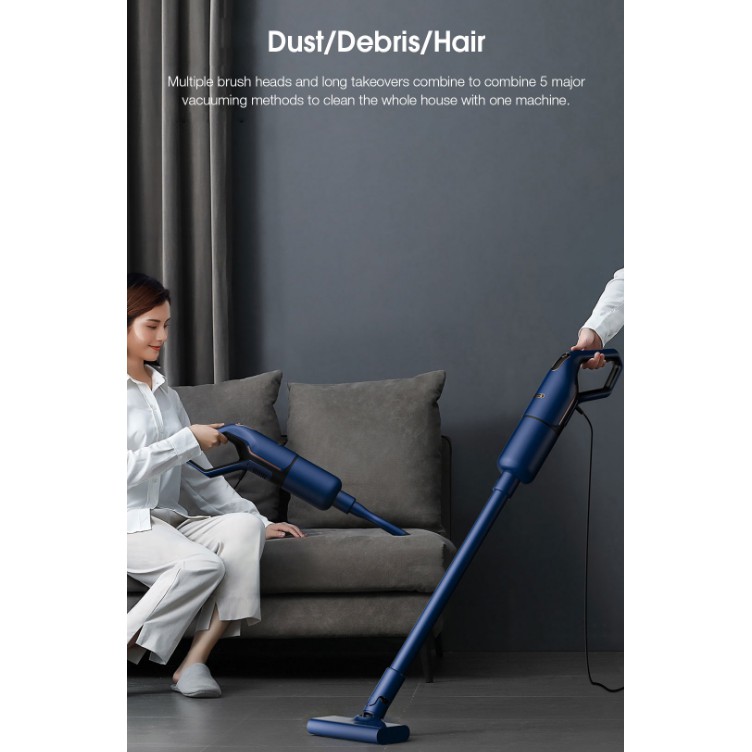 Máy hút bụi cầm tay gia đình cao cấp Deerma DEM DX1000 - Lực hút siêu mạnh 16000Pa