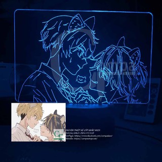 [ẢNH SHOP TỰ CHỤP] Đèn Ngủ Tokyo Revengers Chifuyu Matsuno x Peke J ATKR9904 16 màu tùy chỉnh COMPASHOP