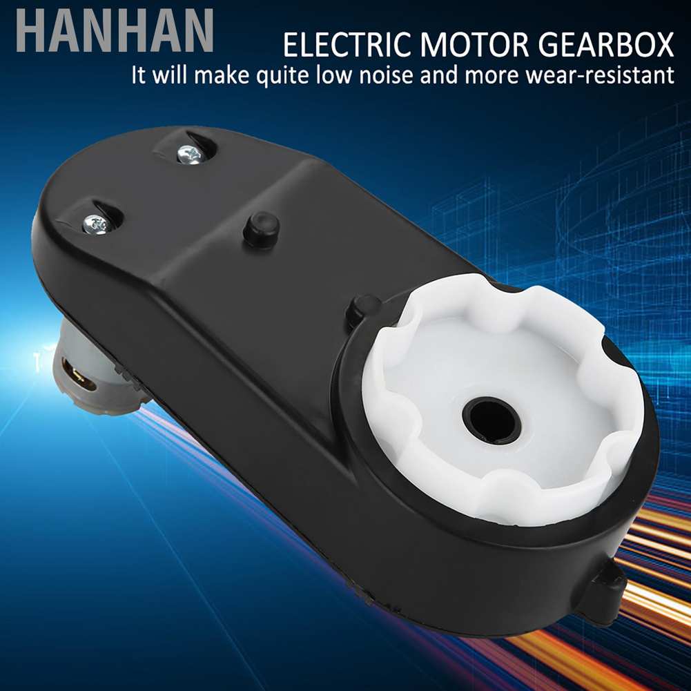 HANHAN RS390 Electric Motor Gearbox 6V/12V 12000-20000RPM for Kids Car Toy