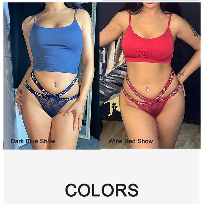 Bộ 3 quần lót dây chéo CuteByte gợi cảm dễ thương cho nữ