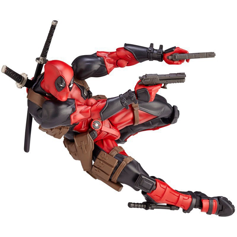 MH28 - Mô Hình Cao Cấp Figma Deadpool Revoltech Cao 15cm - Mô Hình Marvel
