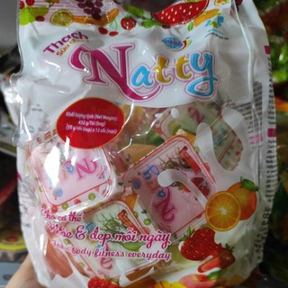 Thạch sữa chua Natty Long Hải gói 432g (36g/ cốc x 12 cốc)