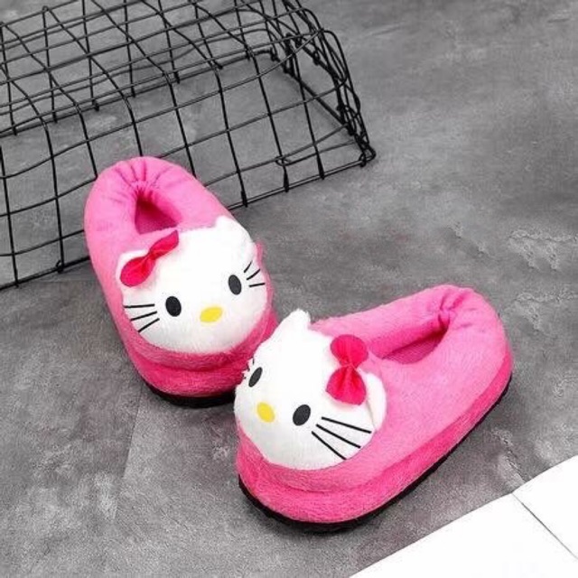 Dép bông Hello Kitty Hồng