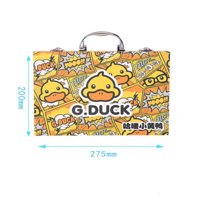 HỘP MÀU VẼ VALI VỊT VÀNG G.DUCK 67 CHI TIẾT CHO BÉ