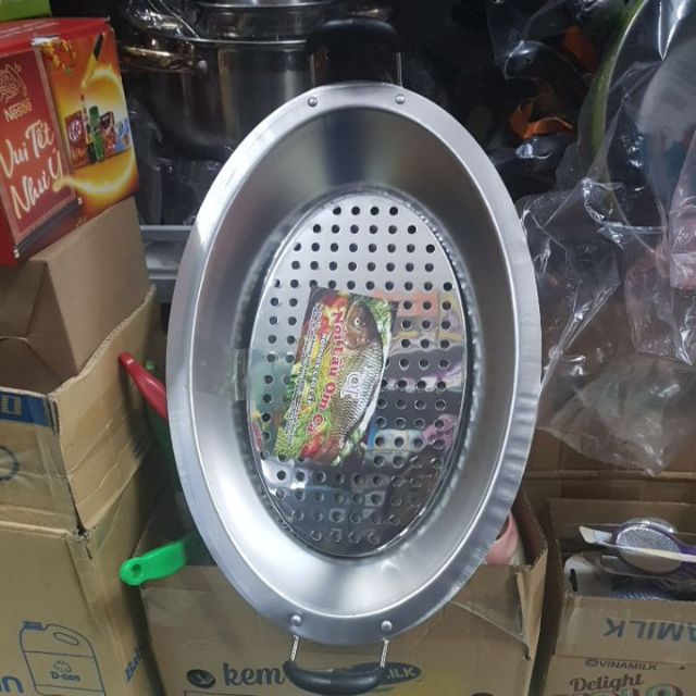 Nồi lẩu om cá inox