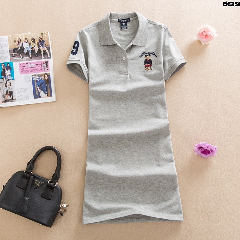 Đầm Thun Cổ Polo Dáng Dài Form Ôm Thời Trang Cho Nữ | BigBuy360 - bigbuy360.vn