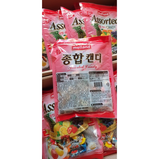 KẸO MELLAND HÀN QUỐC VỊ HOA QUẢ GÓI 250G