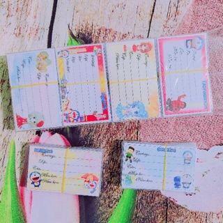 100 nhãn vở hình hoạt hình