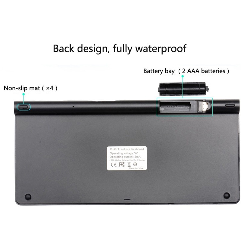 Bộ bàn phím và chuột bluetooth mini đa năng (BP1)