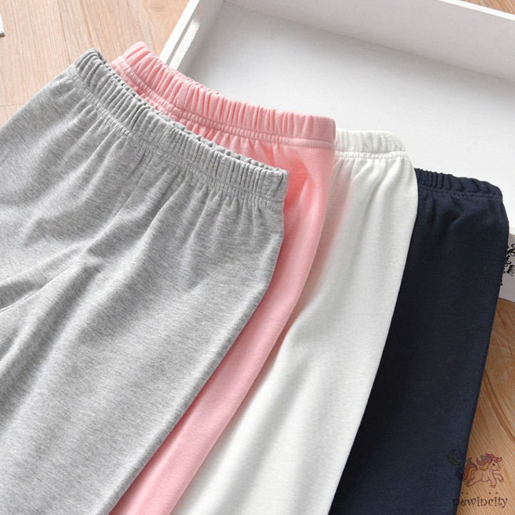 Quần legging thêu hoa phong cách thời trang cho bé gái