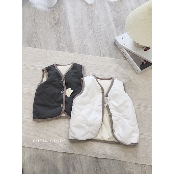 Áo gile trần bông