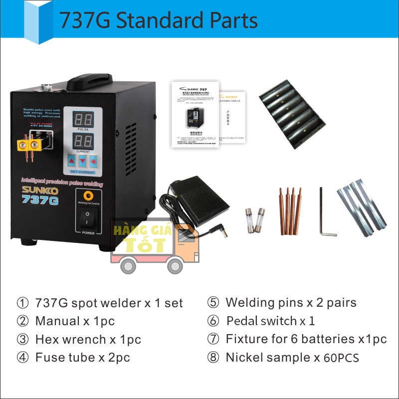 Máy Hàn Cell Pin SUNKKO 737G