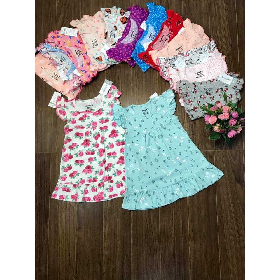 Combo đầm cánh tiên đuôi cá borip xuất cho bé 9-17kg
