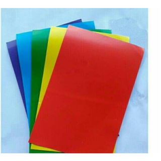 2 xấp Giấy thủ công  có decan (5 màu/ xấp)