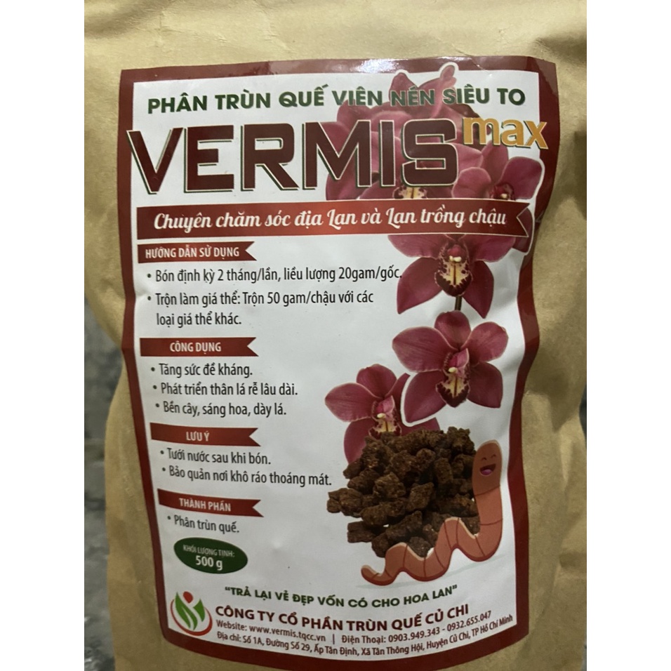 Phân trùn quế vernuts hạt mận, vermis max - ảnh sản phẩm 6
