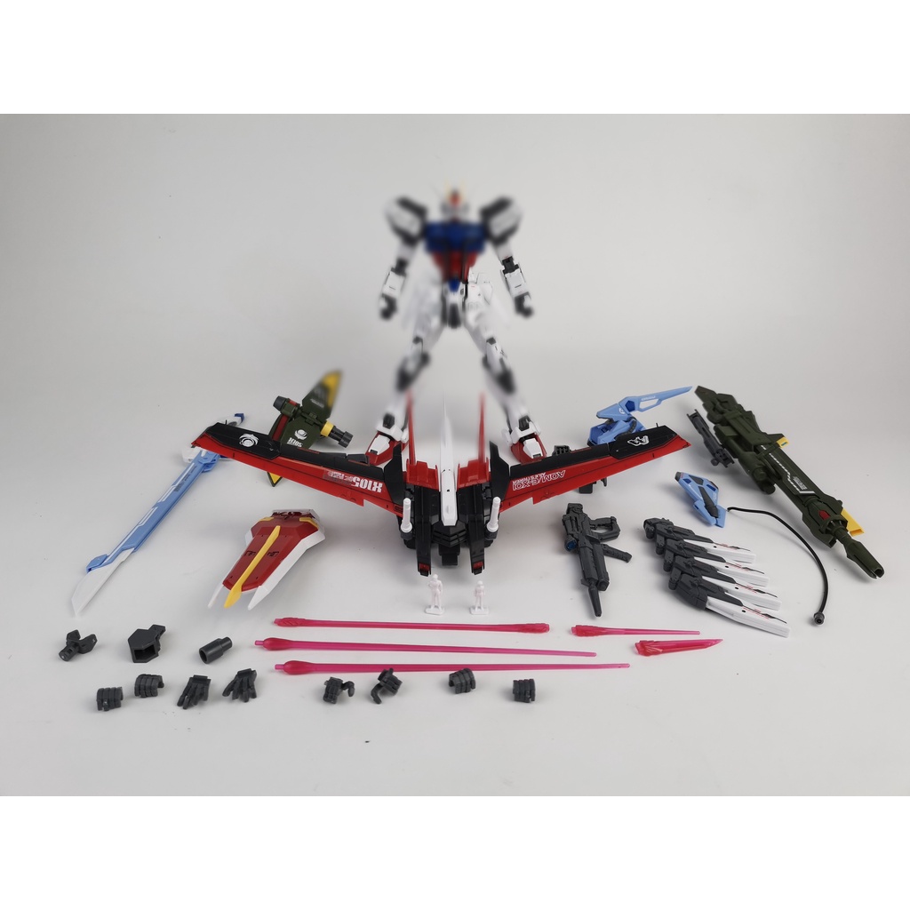 Mô hình lắp ráp Gundam MG Perfect Strike Aile Launcher &amp; Sword 6630A tặng base+ decal