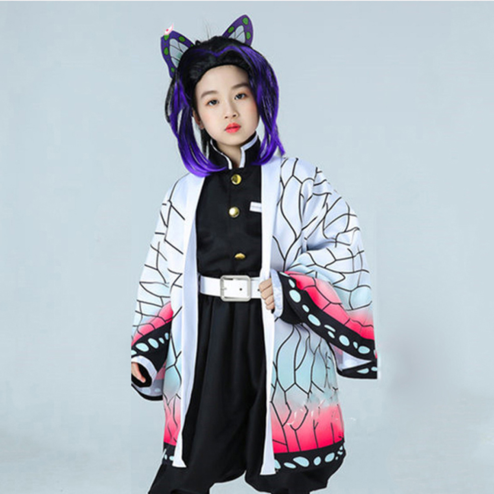 Bộ kimono hóa trang thành nhân vật trong anime Demon Slayer nhiều màu sắc tùy chọn thời trang dành cho trẻ em