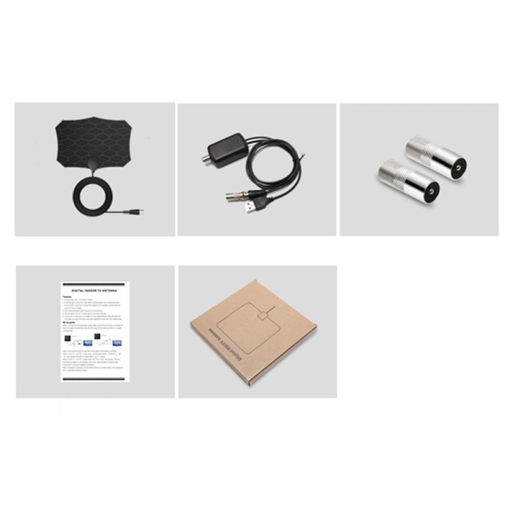 Ăng Ten Khuếch Đại Tín Hiệu Kỹ Thuật Số HDTV Phạm Vi 800 Dặm 4K 1080P D7I5 Và Phụ Kiện