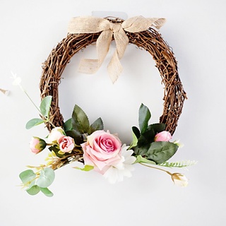 Vòng hoa giả trang trí treo tường - NC155 - Jassi Decor