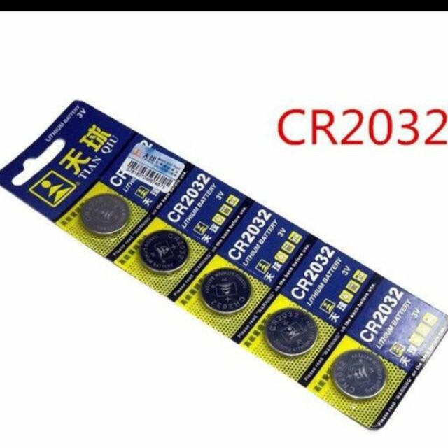 Pin cmos 2032 (1 vĩ 5 viên) loại pin thông dụng chuyên dùng cho các máy đo đường huyết máy tính, đồ chơi, quạt, đồng hồ.